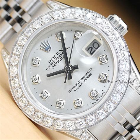 ladies rolex watches white gold|ladies gold diamond Rolex watches.